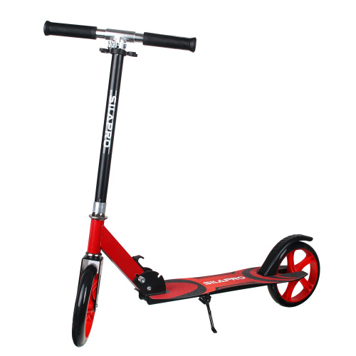 картинка SILAPRO Самокат складной 2-х колес., колеса (PU d=200мм ABEC-7), металл, до 90кг, h95-90-85х85см от магазина Сантехстрой