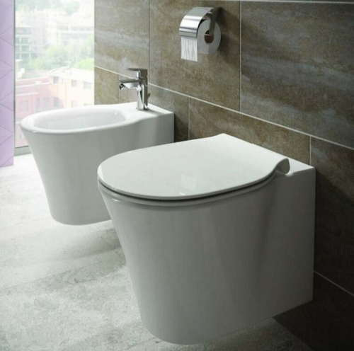 картинка Сиденье для унитаза Ideal Standard Connect E772401 Белое с микролифтом от магазина Сантехстрой