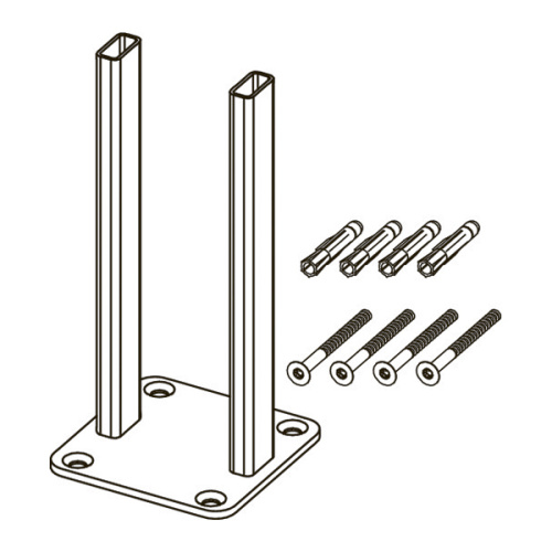 картинка TECE  Кронштейн TECEprofil двойной для тонких перегородок  9030030 от магазина Сантехстрой