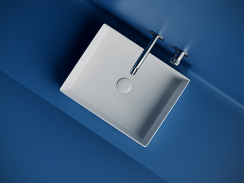 картинка Раковина-столешница Ceramica Nova цвет Белый Прямоугольная CN6069 от магазина Сантехстрой