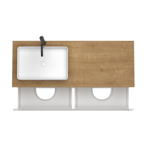 картинка Тумба под раковину/столешницу Дион 120 Белый мат от магазина Сантехстрой