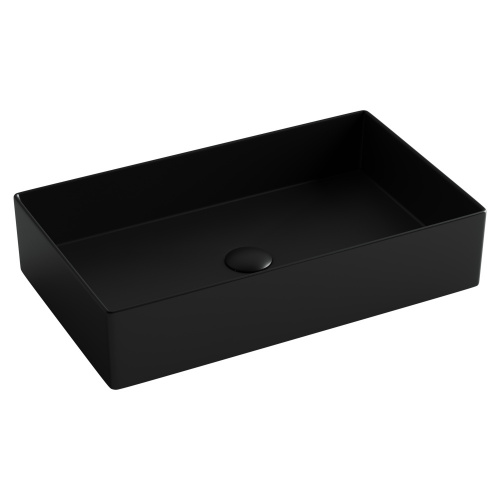 картинка Раковина-столешница Ceramica Nova цвет Черный Прямоугольная CN6070MB от магазина Сантехстрой