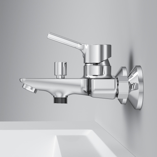 фото f85b10000 x-joy s, смеситель для ванны и душа излив 164 мм, хром, шт