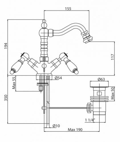 фото смеситель roca l20 для раковины без донного клапана ()5a3h09c00)