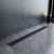 картинка W01SC-P11-070-01BM MasterFlow Трап для душа линейный универс затвор Cut Gradient 70см цвет черн мат от магазина Сантехстрой