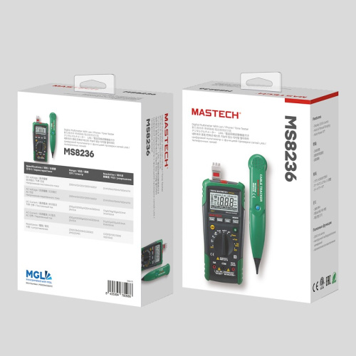 картинка Профессиональный мультиметр-трассоискатель MS8236 MASCTECH от магазина Сантехстрой