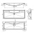 картинка Раковина BelBagno 120 BB1200/455-LV-MR-ALR Белая от магазина Сантехстрой