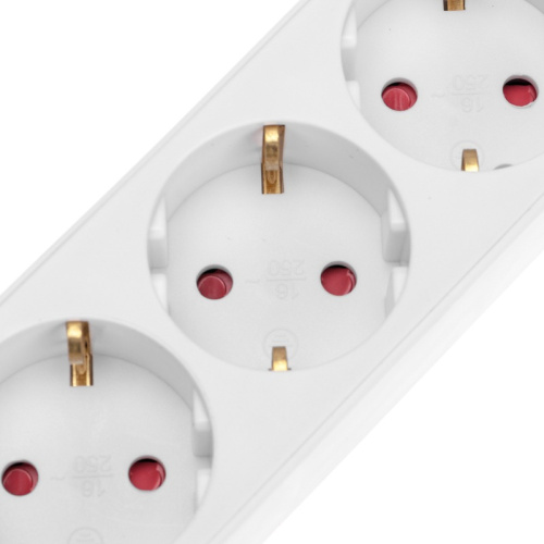 картинка Удлинитель STANDARD 3 гнезда,  3м,  3х1,0мм²,  с/з,  с выключателем,  2 USB,  белый REXANT от магазина Сантехстрой