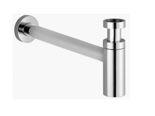 картинка Сифон, Dornbracht, для раковины, тип-бутылочный, 1 1/4" латунь черный матовый от магазина Сантехстрой