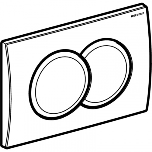 картинка Клавиша смыва Geberit Delta01 115.107.46.1 Хром матовый от магазина Сантехстрой