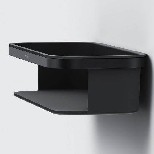 картинка A8F53122 Func Корзина для душа прямая, черная от магазина Сантехстрой