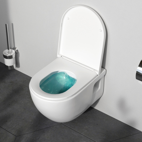 картинка C801701SC Like подвесной унитаз FlashClean с сиденьем микролифт от магазина Сантехстрой