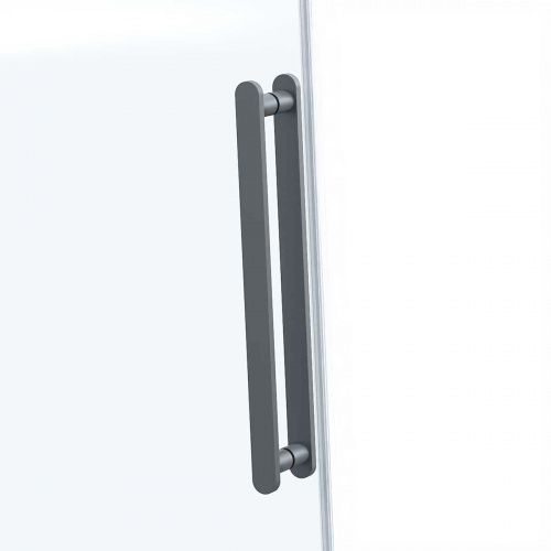 картинка Душевая дверь Como Soft VDS-1CS110CLGM, 1100, вороненая сталь, стекло прозрачное от магазина Сантехстрой