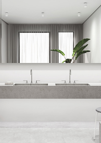 картинка Смеситель для раковины KLUDI NOVA FONTE Puristic на 3 отверстия, с донным клапаном, хром (201430515) от магазина Сантехстрой