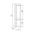 картинка EBAN Marta 150, колонна подвесная 35*35*h150, левая-SX , c 1 бол.расп.дв., 1 мал.рас.дверки, без ручек,цвет: FUNE (ЦЕНА со склада!) магазин Сантехстрой являющийся официальным дистрибьютором в России картинка EBAN Marta 150, колонна подвесная 35*35*h150, левая-SX , c 1 бол.расп.дв., 1 мал.рас.дверки, без ручек,цвет: FUNE (ЦЕНА со склада!) от магазина Сантехстрой