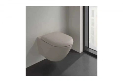 картинка Унитаз подвесной Villeroy & Boch Antao 370x560 мм, CeramicPlus, цвет Almond 4674 T0 AM 00337430 от магазина Сантехстрой