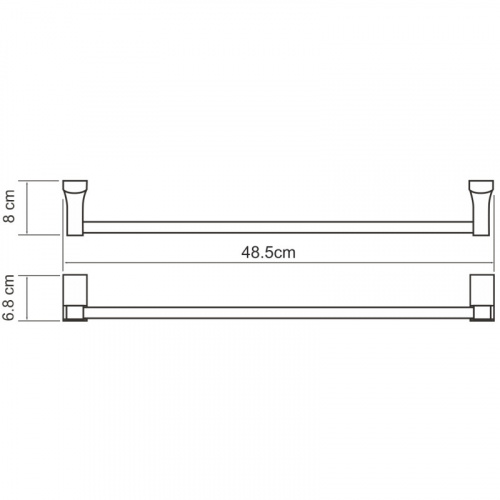 картинка Полотенцедержатель 48,5 см WasserKRAFT K-5050 от магазина Сантехстрой