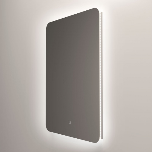 картинка Зеркало LED VLM-3BE600 600х800 c сенсорным выключателем и диммером от магазина Сантехстрой