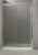картинка Душевая дверь BelBagno Uno 130 UNO-195-BF-1-130-P-Cr профиль Хром стекло рифленое от магазина Сантехстрой