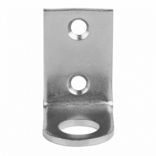 картинка Накладка для замка 18х50 цинк гнутая ЧЕТЫРЕ СЕЗОНА от магазина Сантехстрой