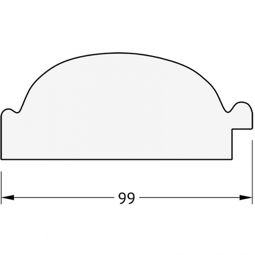 картинка Зеркало Evoform Exclusive 169х79 BY 3598 с фацетом в багетной раме - Византия серебро 99 мм от магазина Сантехстрой