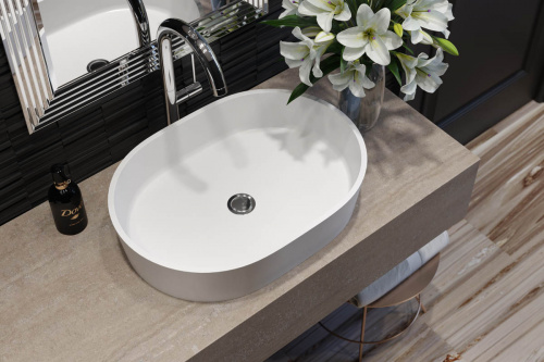 картинка Раковина ARIEL 55x40 Soft Rock от магазина Сантехстрой