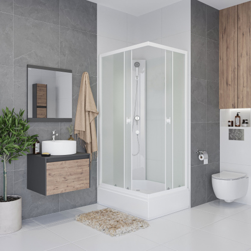 картинка Душевая кабина Niagara p100/80/26q/mt/bk от магазина Сантехстрой