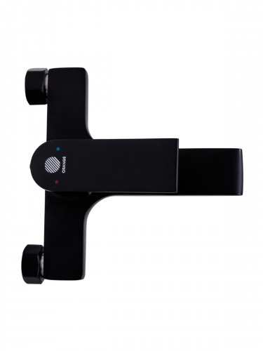 фото orange gauss m30-100b однозахватный смеситель для ванны/душа, без аксессуаров, черный