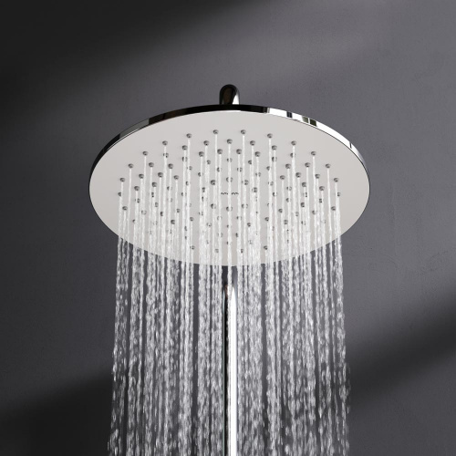 картинка F40890A14 Gem набор 2в1: см-ль д/ванны/душа, верхний душ d 220 мм, ручн.душ 110 мм, 1 ф-ция, душевая от магазина Сантехстрой