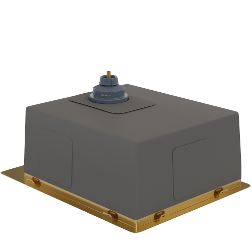 картинка Кухонная мойка Reflexion Iseo RX2240GD брашированное золото от магазина Сантехстрой