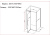 картинка Душевой уголок Black&White Stellar Wind S818 BC 100x80 8181000 профиль Черный матовый стекло прозрачное от магазина Сантехстрой