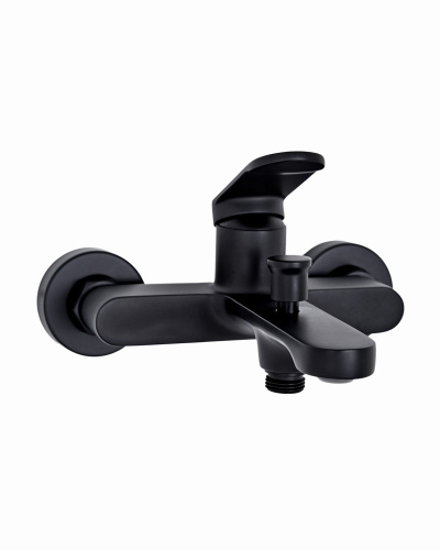 фото orange vesper m10-100b однозахватный смеситель для ванны/душа, без аксессуаров, черный