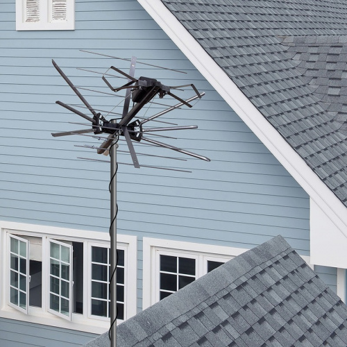 картинка ТВ антенна наружная «Активная» для цифрового ТВ DVB-T2, RX-401 REXANT от магазина Сантехстрой