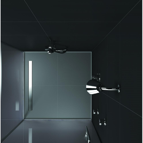 картинка Душевой лоток Berges Wasserhaus B1 Keramik 800 090119 с решеткой Хром матовый от магазина Сантехстрой