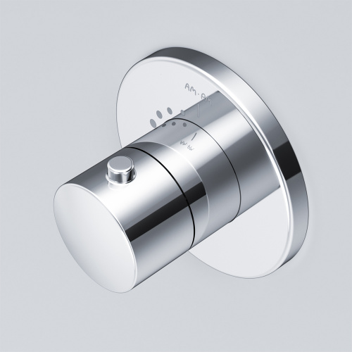 картинка f0800200 запирающий вентиль, монтируемый в стену, хром, шт.