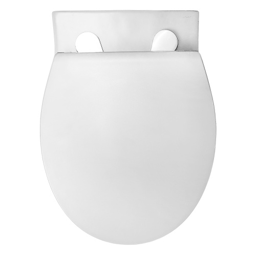 картинка Унитаз подвесной Azario Keras 370х520х360 безободковый, с быстросъемным сиденьем микролифт, белый глянцевый (AZ-99046W) от магазина Сантехстрой