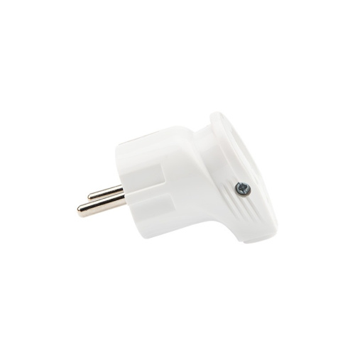 картинка Вилка Евро угловая с з/к 16А белая REXANT от магазина Сантехстрой