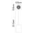 картинка Ершик для унитаза WasserKRAFT Ems K-1627 Белый от магазина Сантехстрой