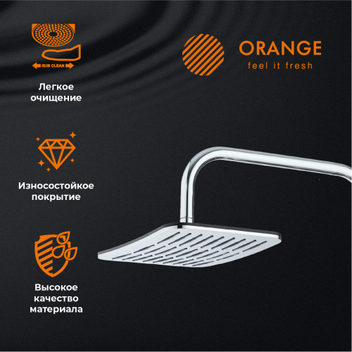 картинка Душевое ограждение Azario OSTIN 100х100х195 хром, 6мм прозрачное стекло от магазина Сантехстрой