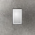 картинка Зеркало BelBagno Kraft 50 SPC-KRAFT-500-800-LED-TCH-WARM-NERO с подсветкой Черное с сенсорным выключателем и подогревом от магазина Сантехстрой