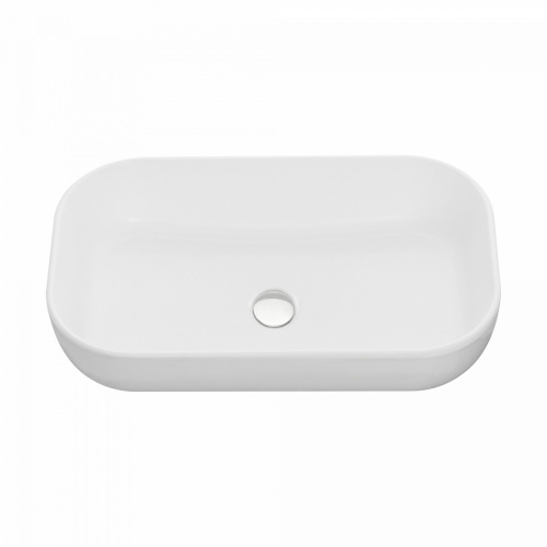 картинка Раковина накладная Aquaton Лола 60 литьевой мрамор, белая (1A73313Klk010) от магазина Сантехстрой