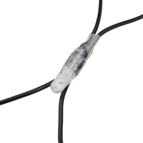 картинка Гирлянда Сеть 2х1,5м,  черный ПВХ,  288 LED Белые/Синие от магазина Сантехстрой