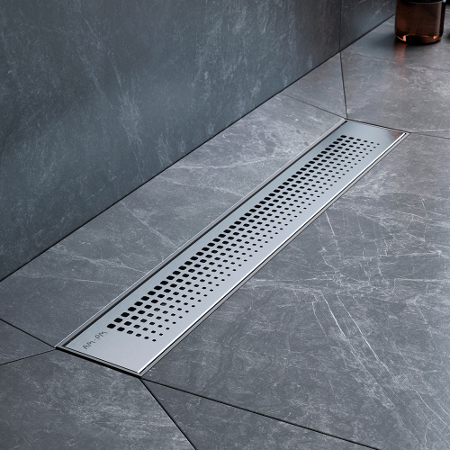 картинка W02SC-P11-050-01SB PrimeFlow Трап для душа линейный универс затвор Cut Gradient 50см цвет сталь мат от магазина Сантехстрой