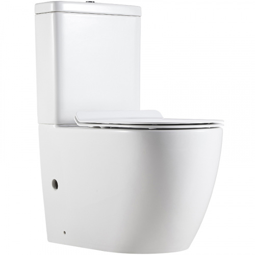 картинка Унитаз компакт Logan L1C 261949 без бачка с сиденьем Микролифт от магазина Сантехстрой