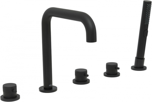 фото смеситель для ванны allen brau 5.31007-31 черный