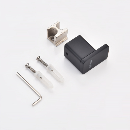 картинка Крючок для ванной комнаты Raglo R301.05.06, черный от магазина Сантехстрой