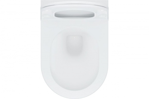 картинка Подвесной безободковый унитаз Art&Max BARI с вихревым смывом, в комплекте с креплением AM822-V от магазина Сантехстрой