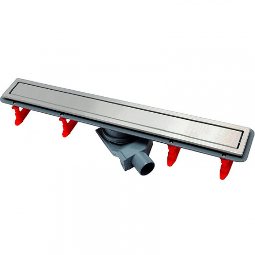 картинка Душевой лоток Pestan Confluo Premium Line 950 13100007 с двухсторонней решеткой Хром матовый  / полая под плитку от магазина Сантехстрой