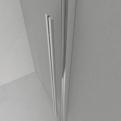 картинка Душевой уголок Lugano VSR-1L1012CLGM-1, 1200*1000, вороненая сталь, стекло прозрачное от магазина Сантехстрой