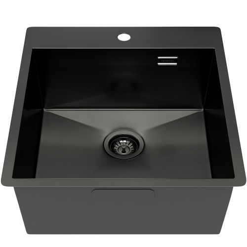 картинка Кухонная мойка Reflexion Iseo RX2246BL оружейная сталь от магазина Сантехстрой